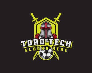 Varsity Knight Soccer logo design