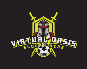 Varsity Knight Soccer logo design