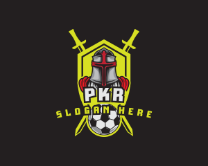 Varsity Knight Soccer logo design