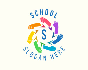 Community Hand Foundation logo design