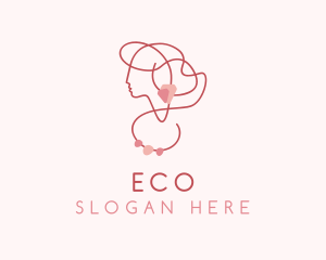 Pink - Pink Jewelry Woman logo design