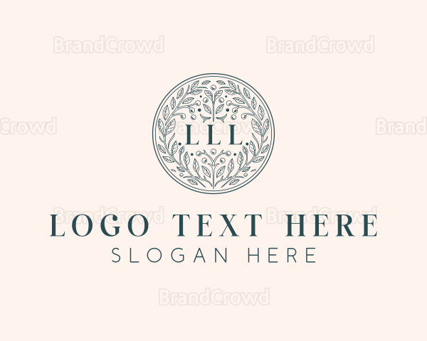 Wedding Floral Event Logo