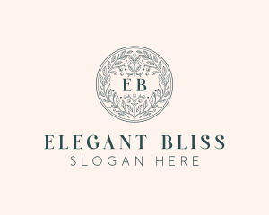 Wedding Floral Event logo design