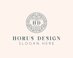 Wedding Floral Event logo design