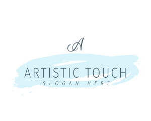 Watercolor Brush Business logo design