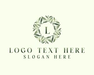 Gardening - Natural Herbal Leaves logo design