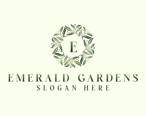 Natural Herbal Leaves logo design