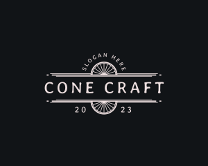 Hipster Cowboy Carriage logo design