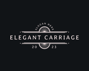 Hipster Cowboy Carriage logo design