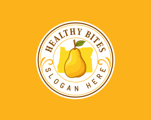 Juicy Pear Oregon logo design