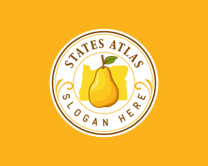 Juicy Pear Oregon logo design