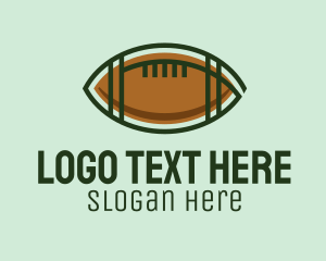 League - American Football Training logo design