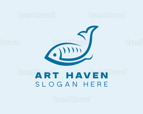 Seafood Fish Salmon Logo