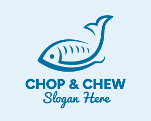 Simple Seafood Fish Logo