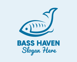 Bass - Simple Seafood Fish logo design