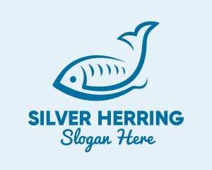 Herring - Simple Seafood Fish logo design