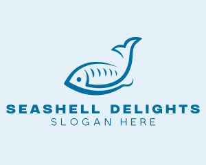 Seafood Fish Salmon Logo