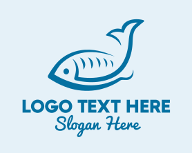Simple - Simple Seafood Fish logo design