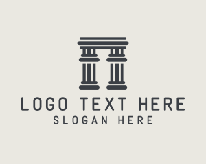 Law Firm - Column Law Firm logo design