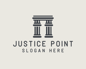 Judiciary - Column Law Firm logo design