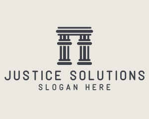 Judicial - Column Law Firm logo design