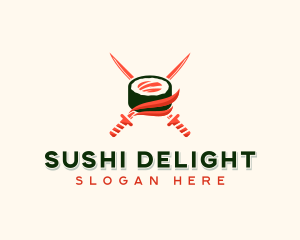 Japanese Sushi Maki logo design