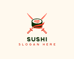 Japanese Sushi Maki logo design