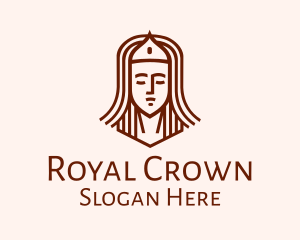 Medieval Royal Princess logo design