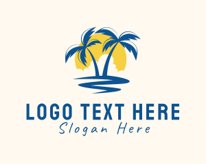 Summer Island Travel logo design