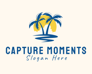 Destination - Summer Island Travel logo design