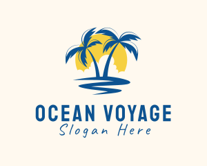 Summer Island Travel logo design