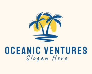 Summer Island Travel logo design