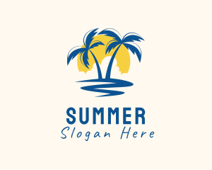 Summer Island Travel logo design