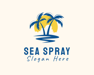 Summer Island Travel logo design