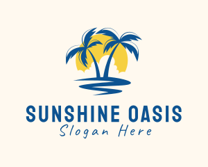 Summer Island Travel logo design