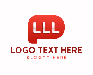 App - Chat Bubble App logo design