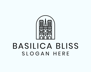 Basilica Church Shrine logo design