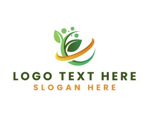 Bio - Natural Leaf Herbal logo design