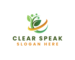 Natural Leaf Herbal logo design