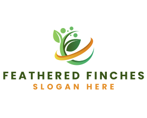 Natural Leaf Herbal logo design