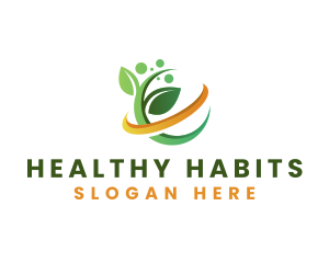 Natural Leaf Herbal logo design