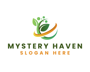 Natural Leaf Herbal logo design