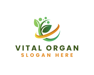 Natural Leaf Herbal logo design