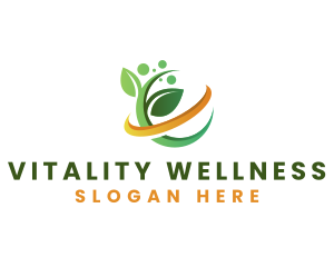 Natural Leaf Herbal logo design