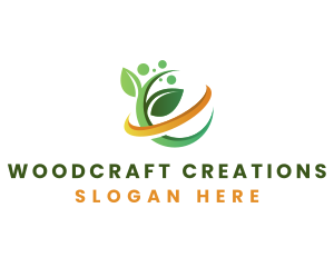 Natural Leaf Herbal logo design