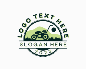 Lawn Care - Garden Lawn Care Landscaping logo design
