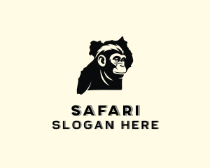 Ape Monkey Safari logo design