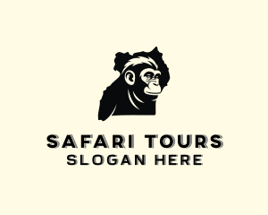 Ape Monkey Safari logo design