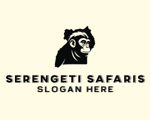 Ape Monkey Safari logo design