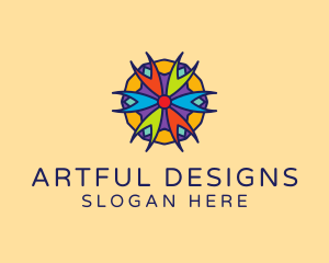 Multicolor Lantern Pattern logo design